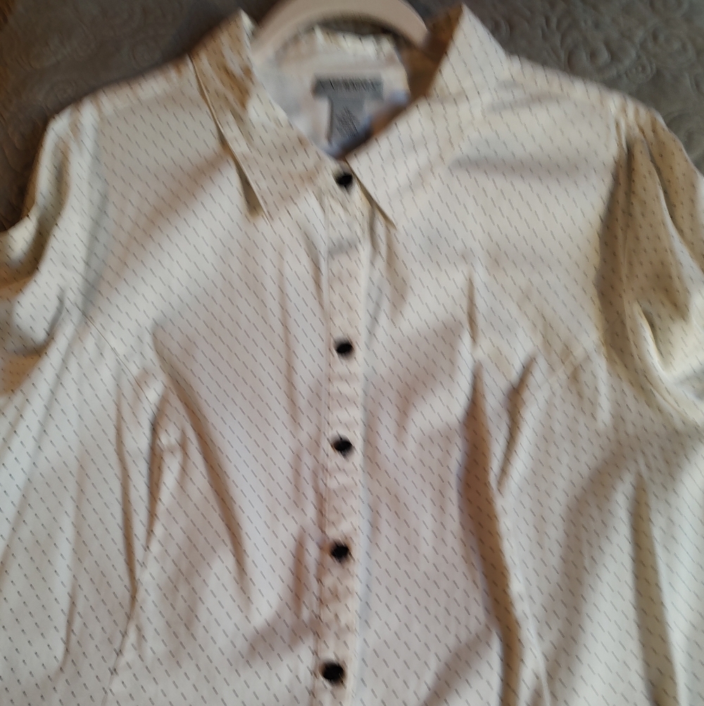 EUC Catherines Button Front Blouse